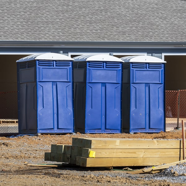 are there any restrictions on where i can place the porta potties during my rental period in Decker